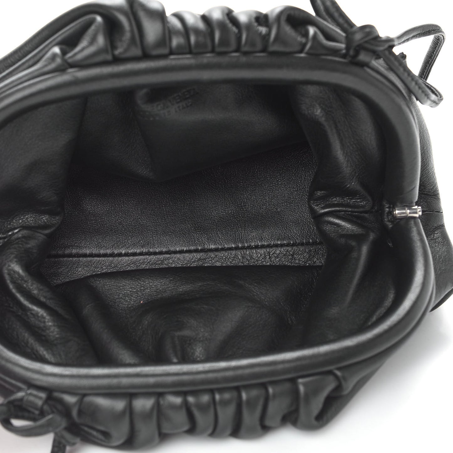 Butter Calfskin The Mini Pouch Black