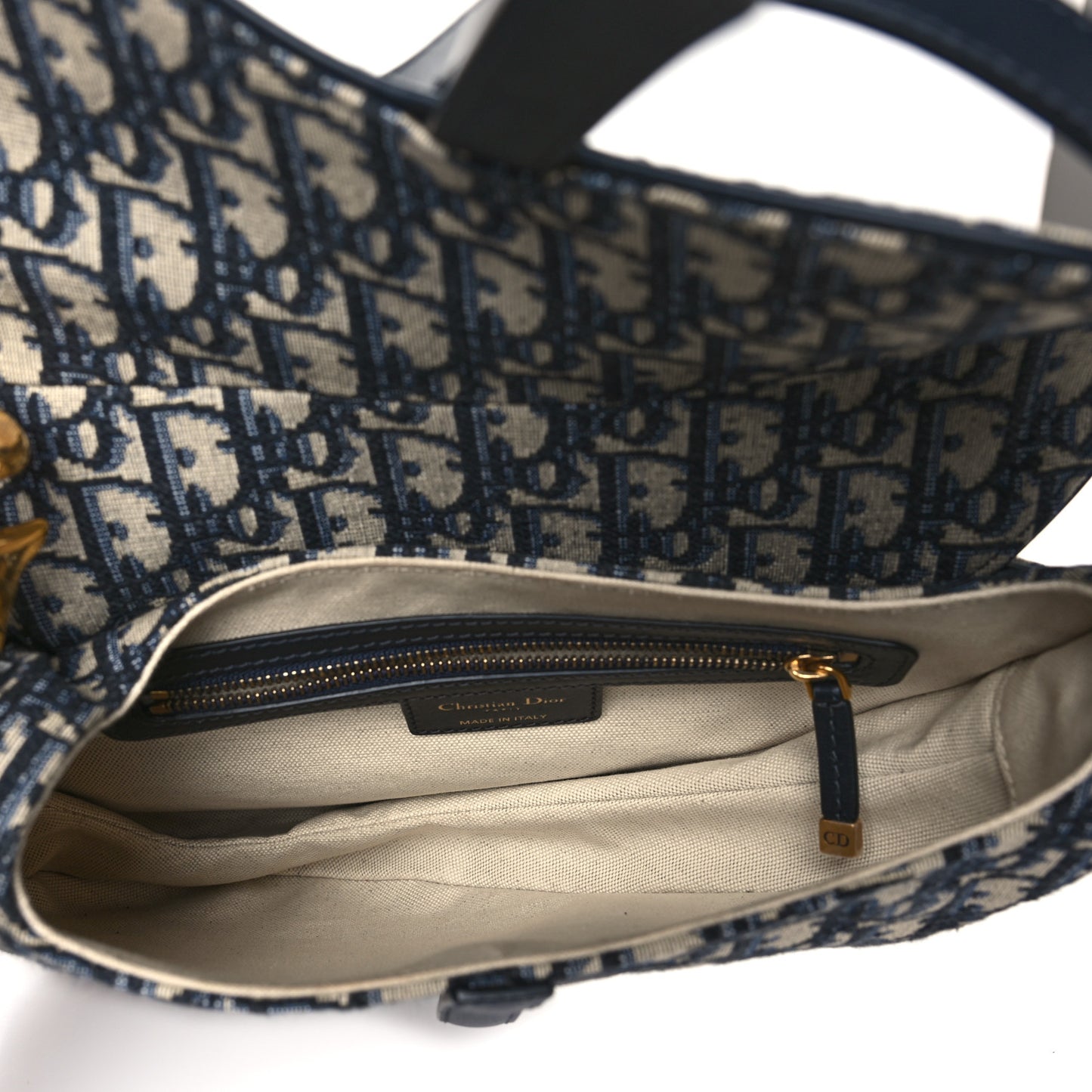 Oblique Saddle Bag Blue