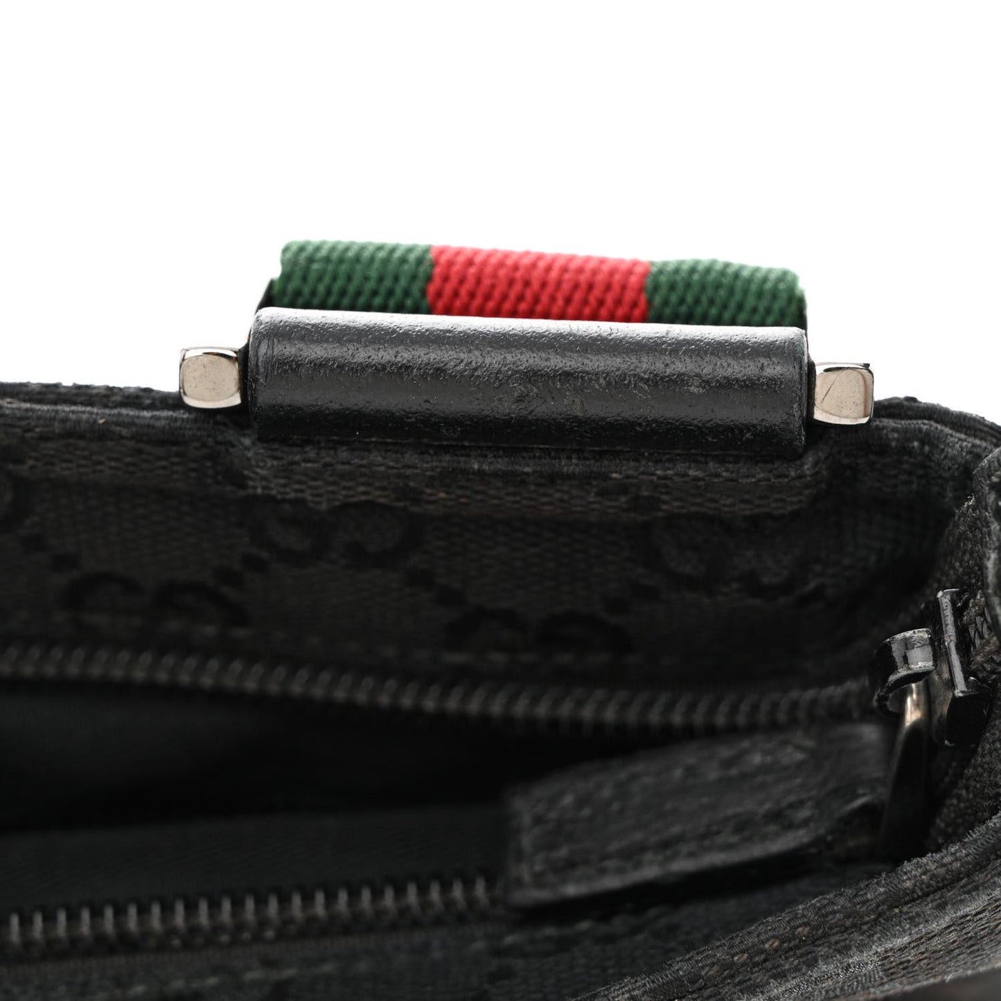 Monogram Signature Web Small Messenger Black