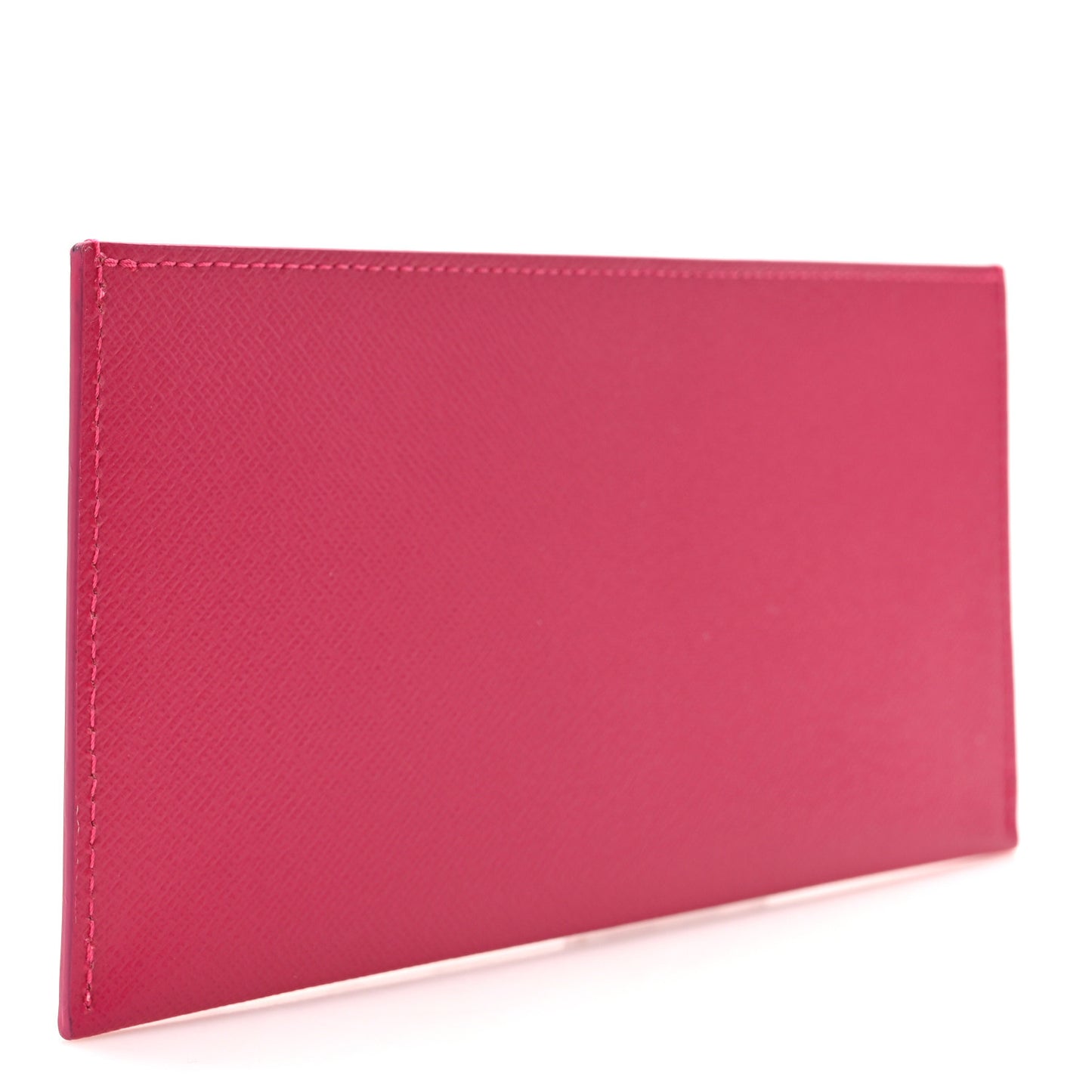 Calfskin Felicie Card Holder Insert Hot Pink