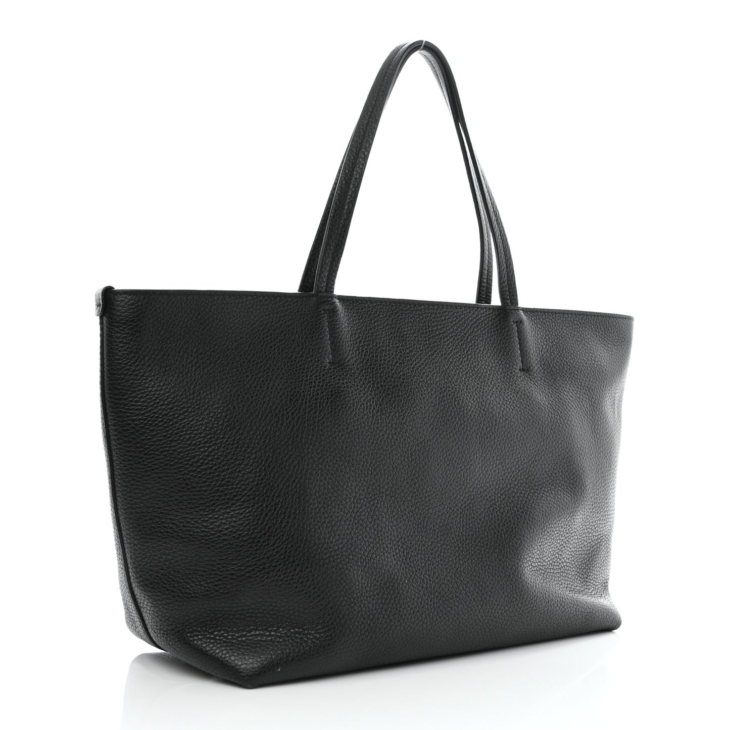 Calfskin Medium Tote Black