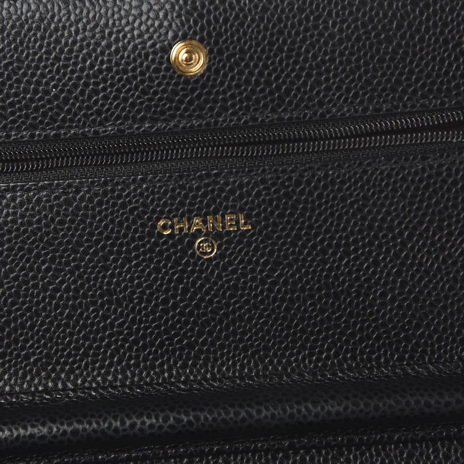 Chanel Caviar Quilted Wallet On Chain WOC Black 8 of 12