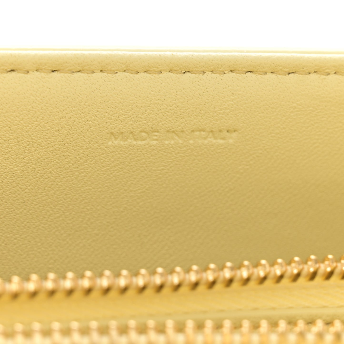 Satinated Calfskin Mini 16 Top Handle Bag Soft Yellow