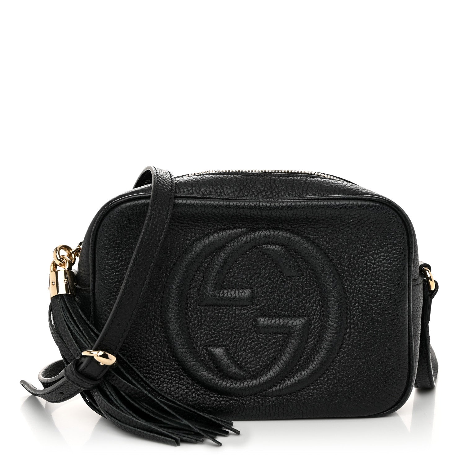 Gucci Pebbled Calfskin Small Soho Disco Bag Black 1 of 12