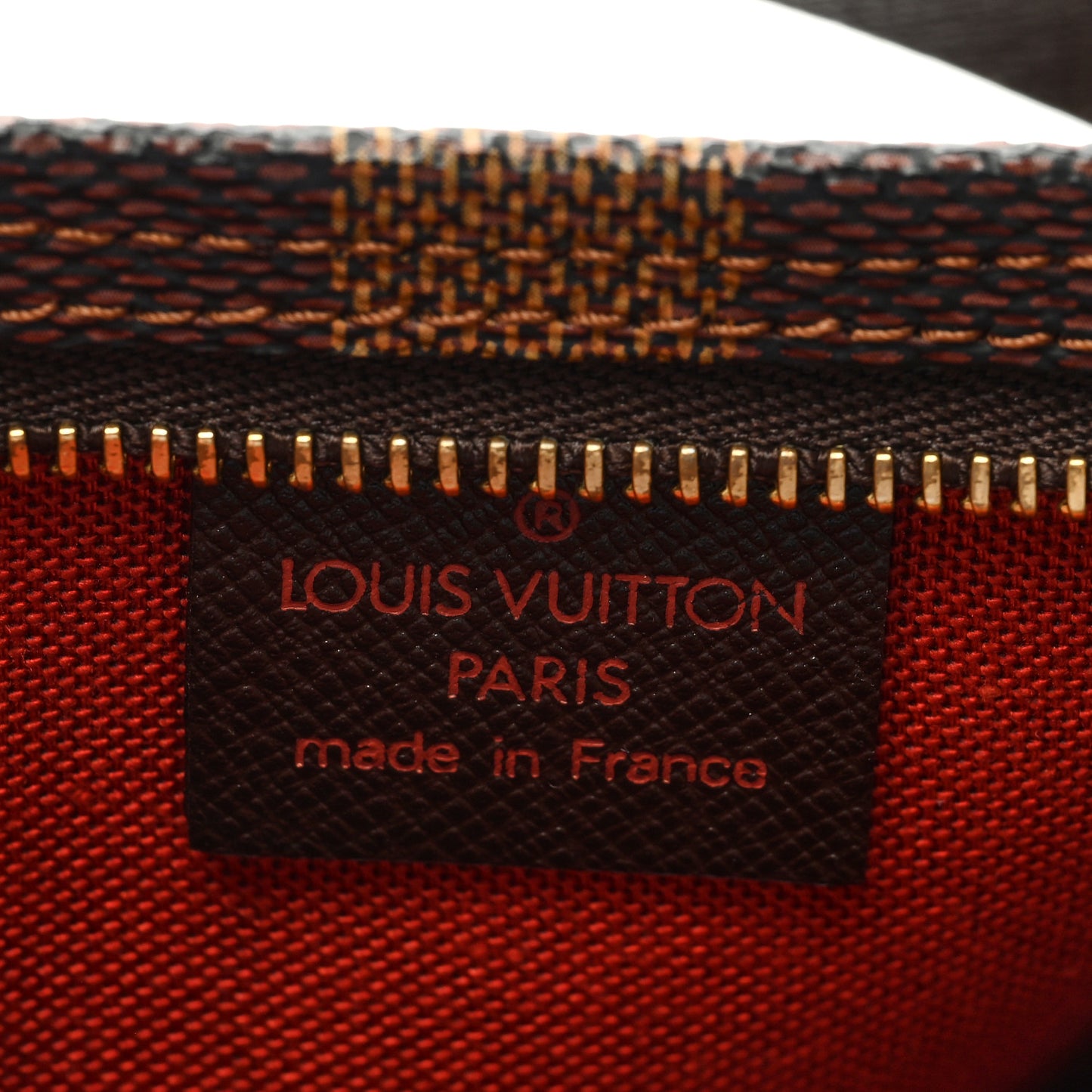 Damier Ebene Trousse Make Up Bag Pochette