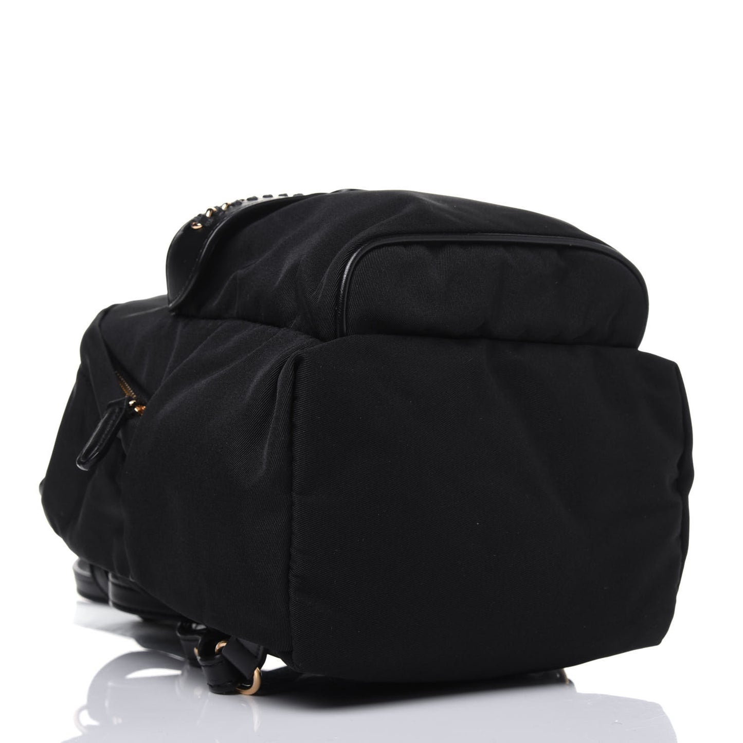 Nylon Eco Alter Nappa Mini Falabella GO Backpack Black