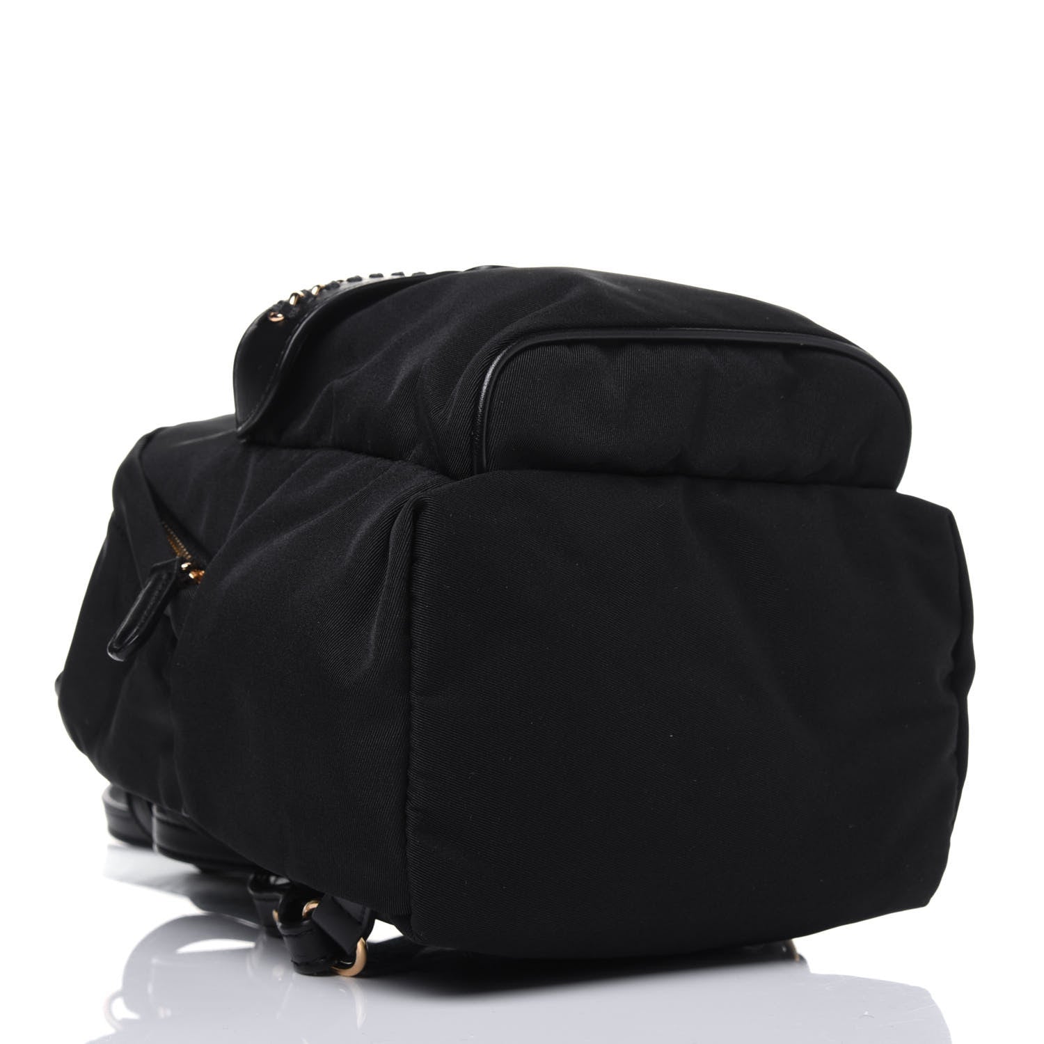 Stella McCartney Nylon Eco Alter Nappa Mini Falabella GO Backpack Black 3 of 16