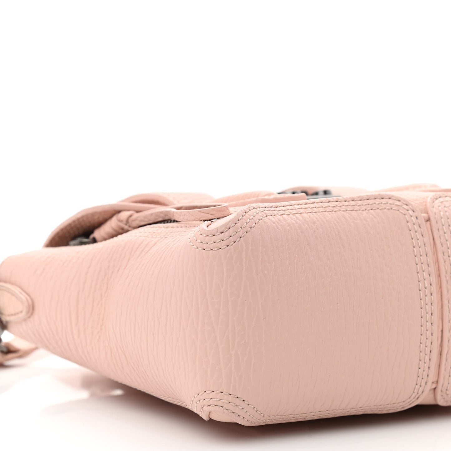 Textured Calfskin Mini Pashli Satchel Petal