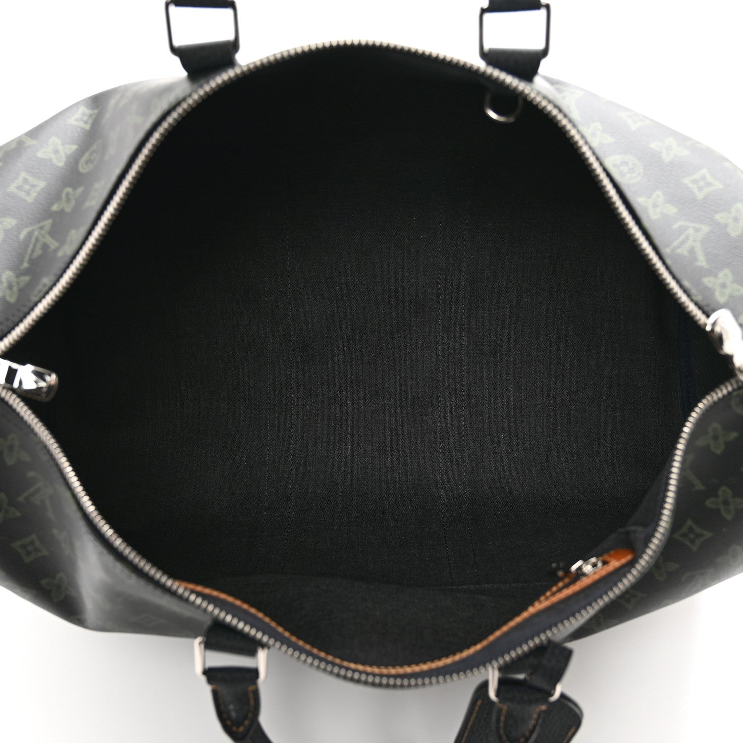 Louis Vuitton Monogram LV Record Keepall Bandouliere 50 Dark Green 4 of 8