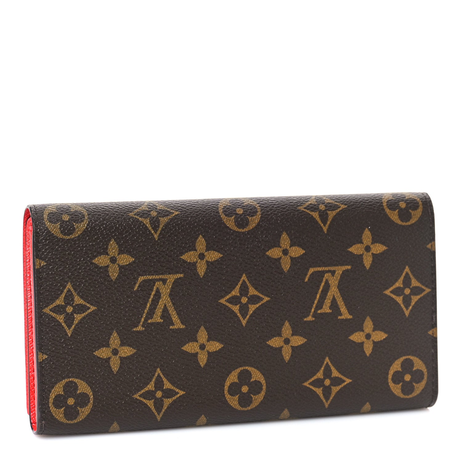 Louis Vuitton Monogram 2020 Christmas Animation Sarah Wallet Coquelicot 3 of 8