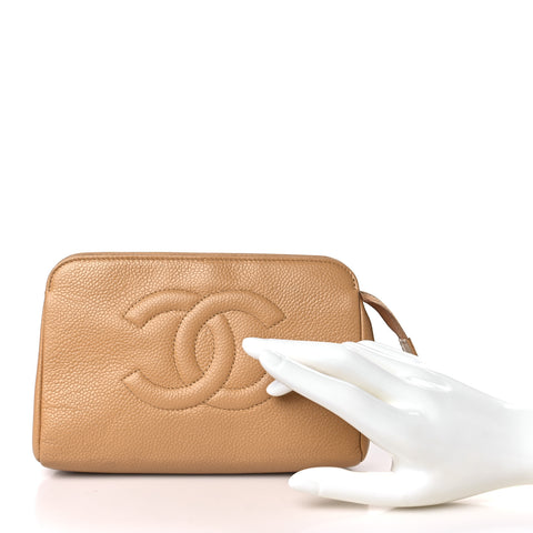 Caviar Timeless CC Cosmetic Pouch Beige