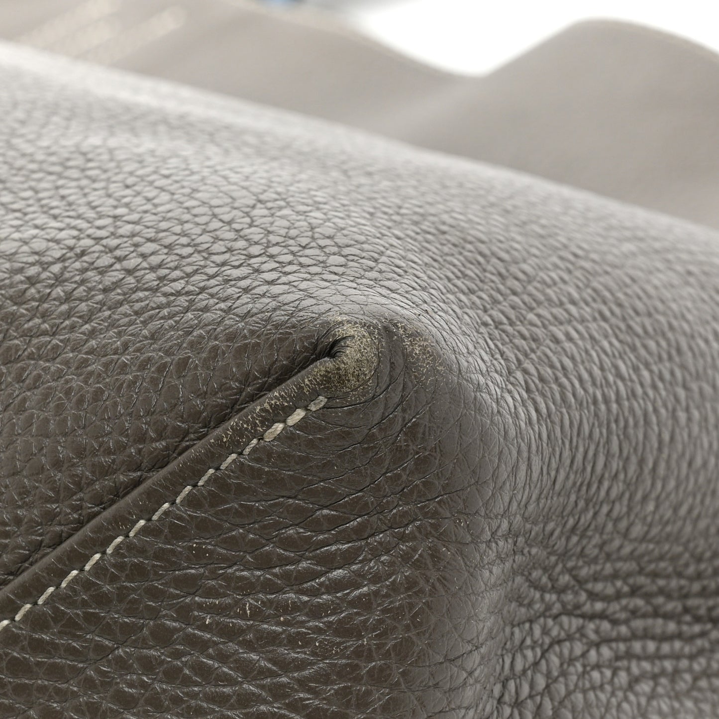 Taurillon Clemence Double Sens 45 Reversible Mykonos Etain Mykonos Etain