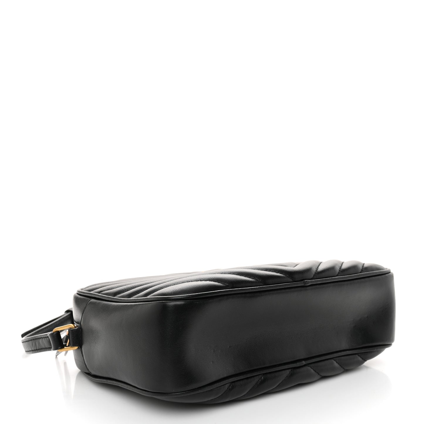 Calfskin Matelasse Monogram Lou Camera Bag Black