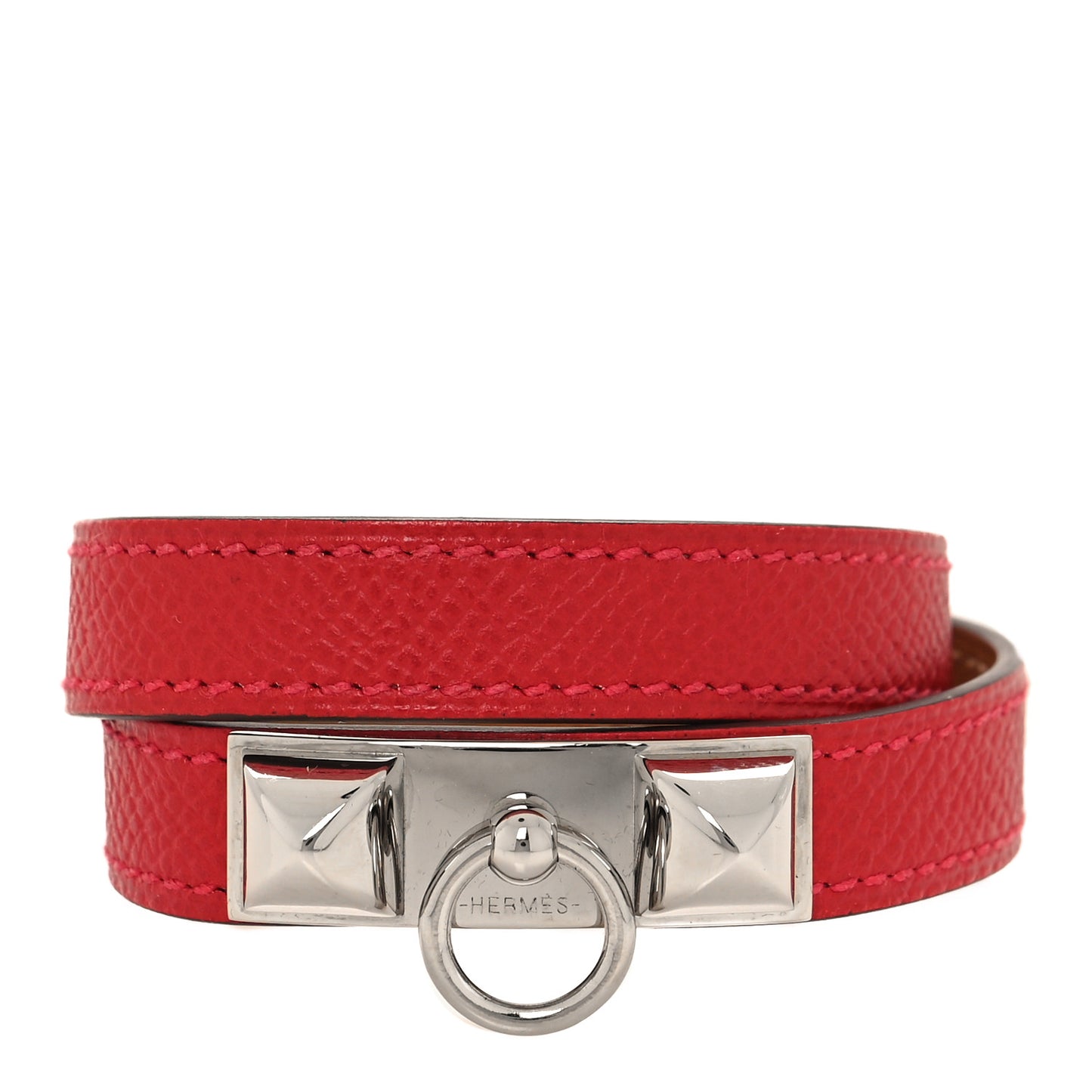 Epsom Rivale Double Tour Bracelet S Rouge Casaque