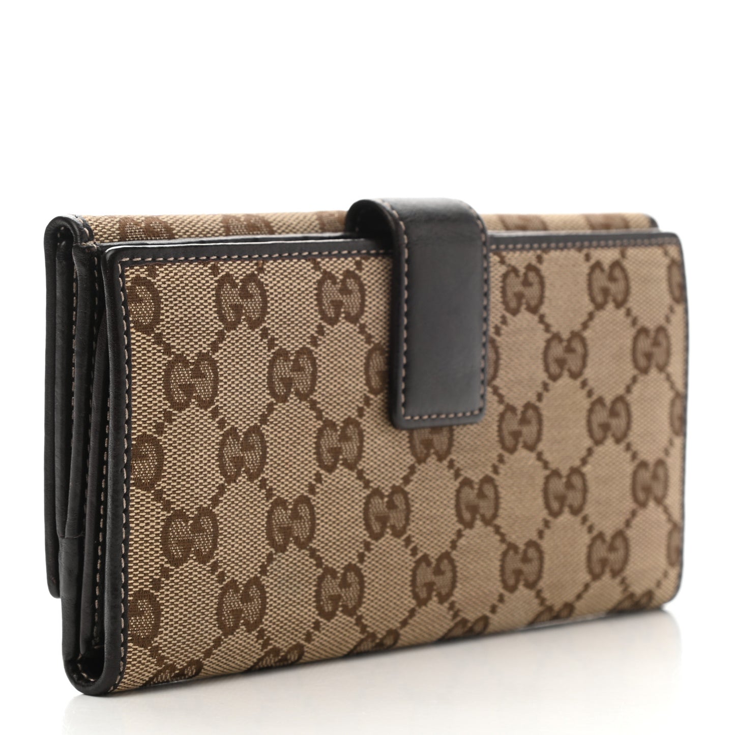 Monogram Guccioli Brando Chihuahua Continental Wallet Dark Brown
