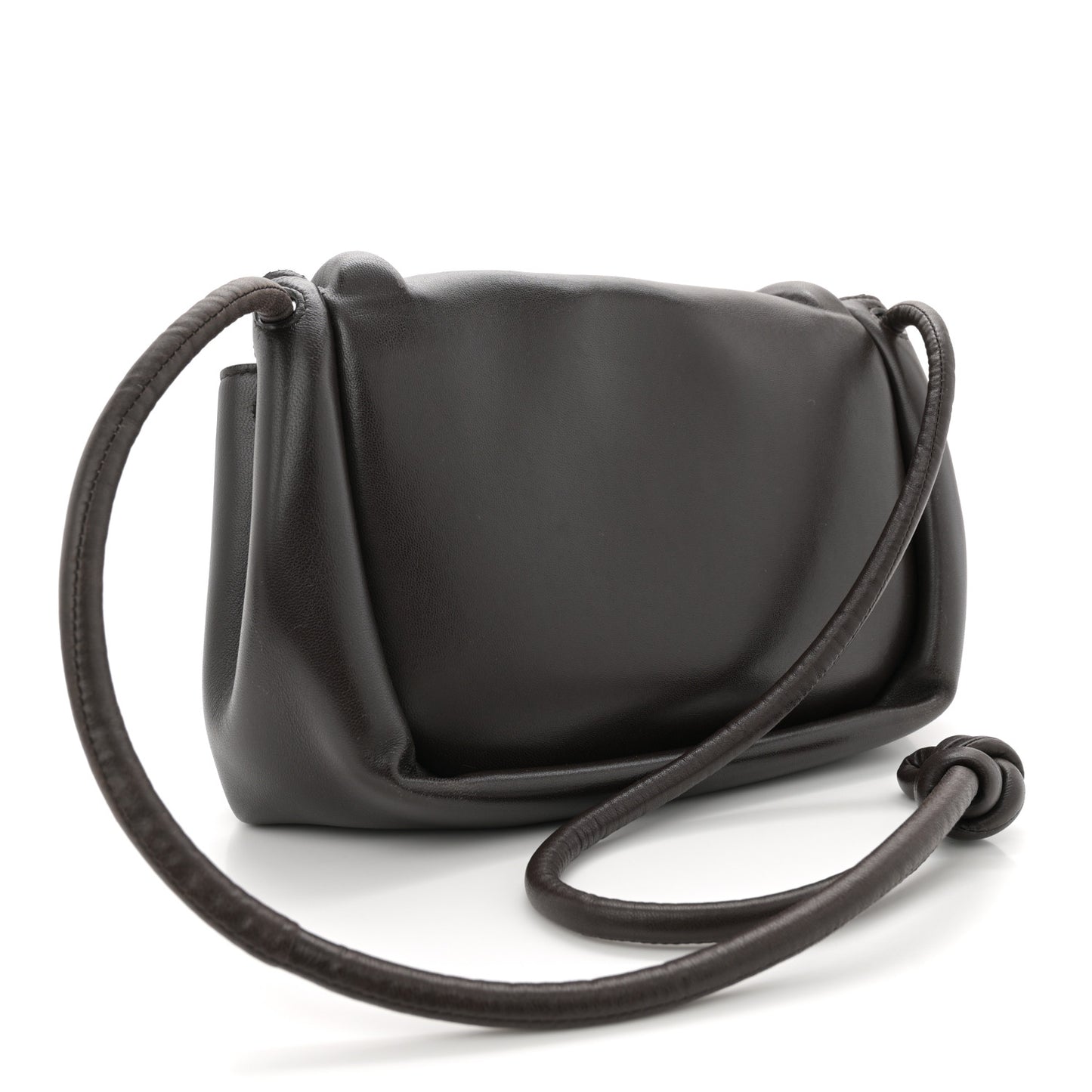 Lambskin Small Beak Triangle Flap Shoulder Bag Fondant