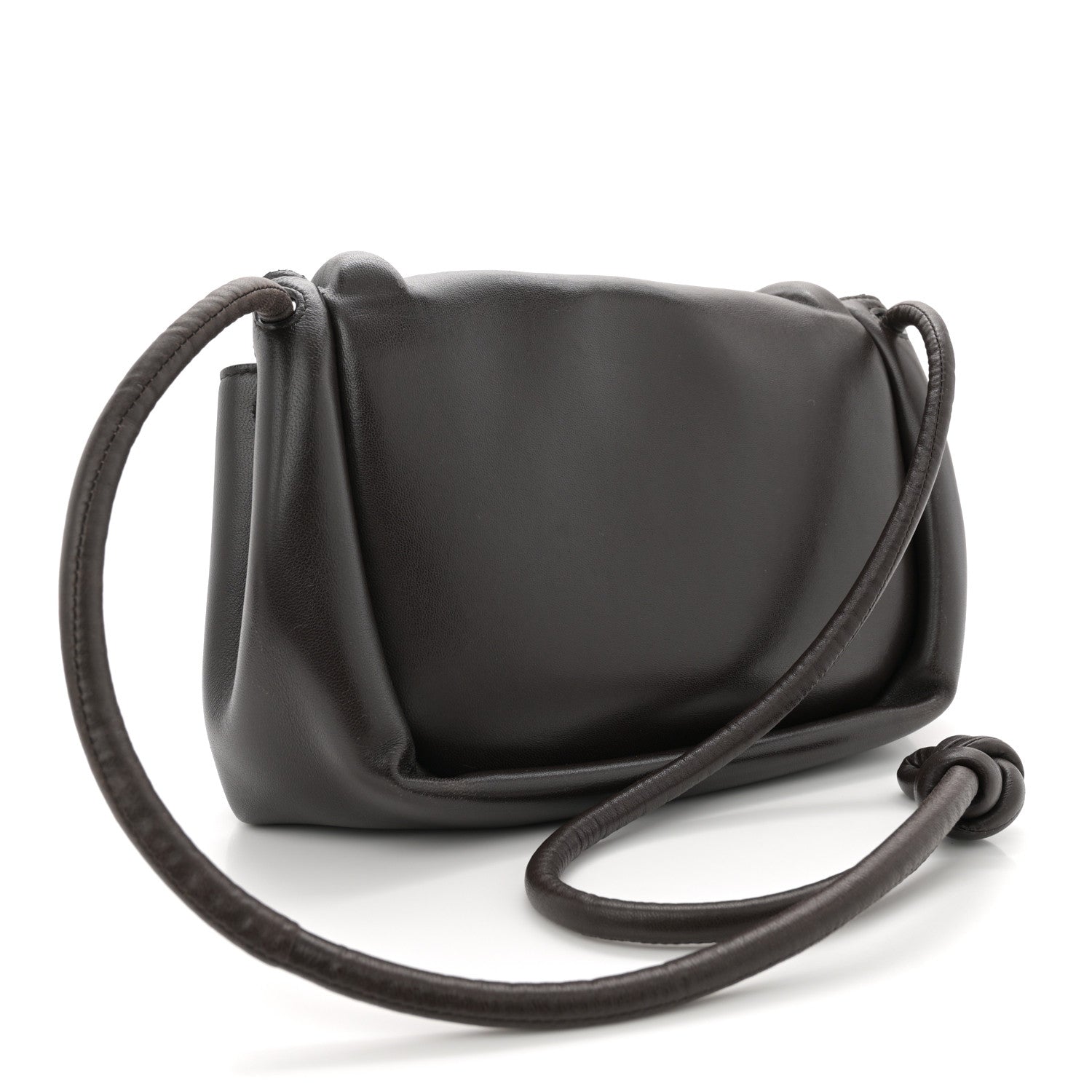 Bottega Veneta Lambskin Small Beak Triangle Flap Shoulder Bag Fondant 3 of 12