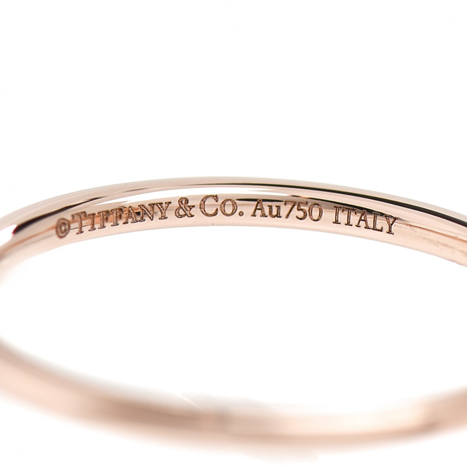 Tiffany 18K Rose Gold Diamond Paper Flowers Ring 54 7 4 of 4