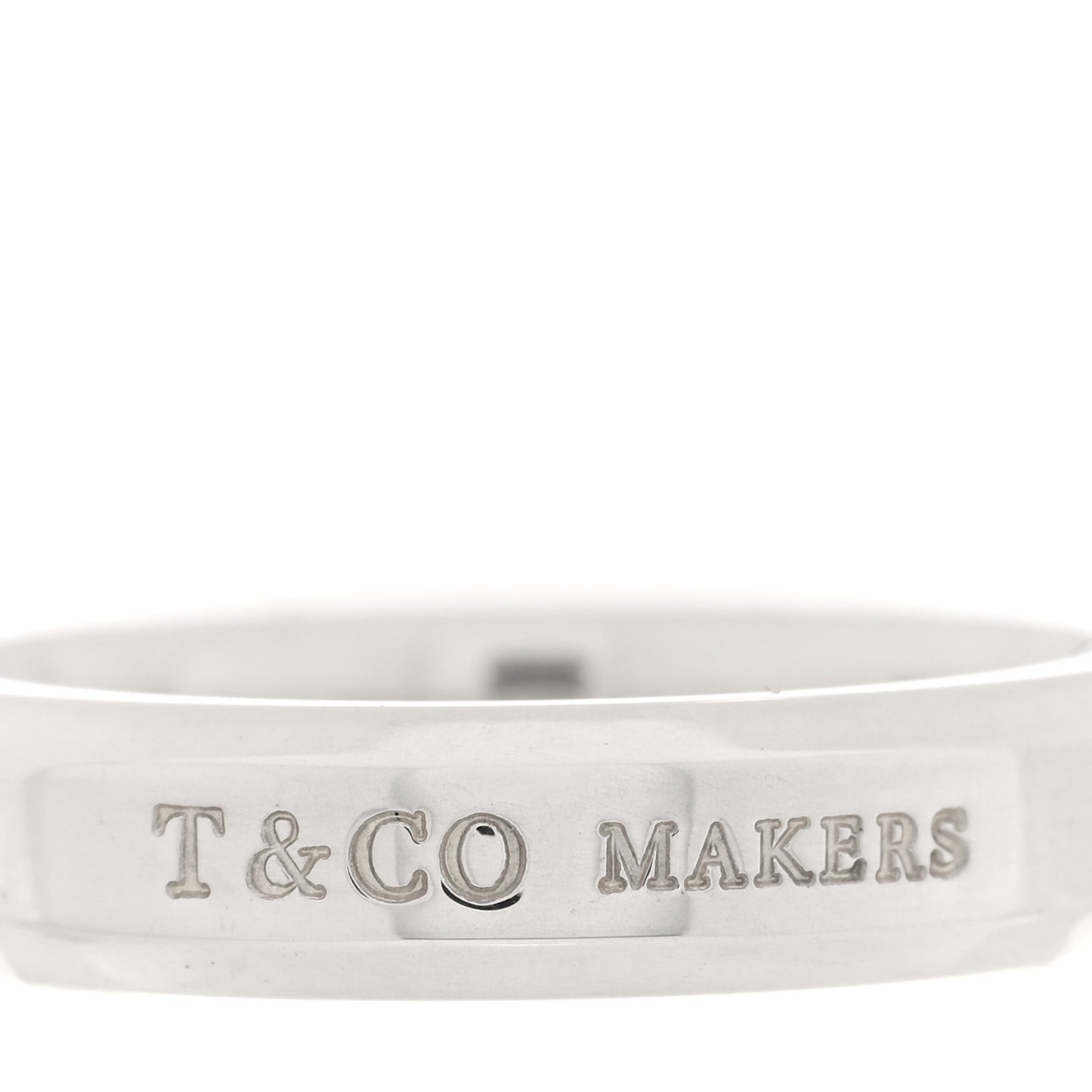 Sterling Silver 1837 Makers Narrow Slice Ring 49 5