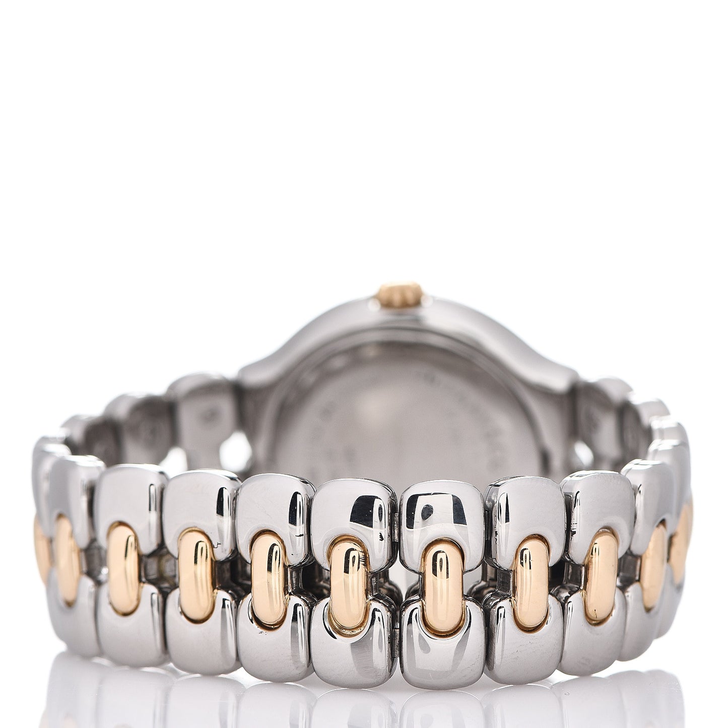 Stainless Steel 18K Yellow Gold 34mm Tesoro Quartz Watch