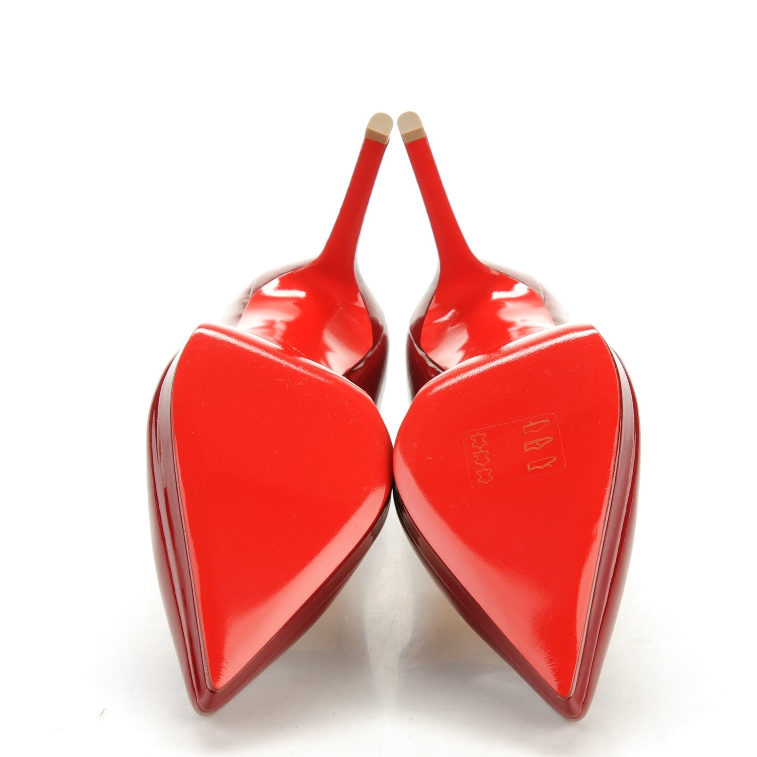 Christian Louboutin Patent Pigalle Plato 100 Pumps 40 Carmine 5 of 7