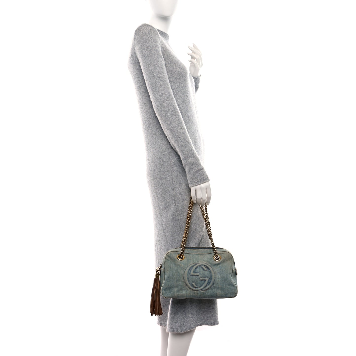 Denim Small Soho Bowler Blue