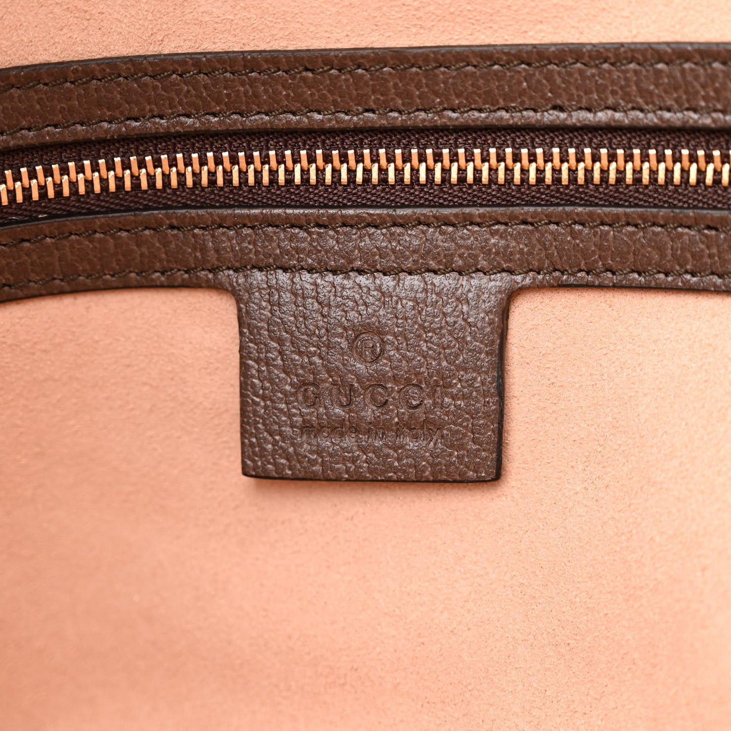 GG Supreme Monogram Medium Ophidia Shopping Tote Brown