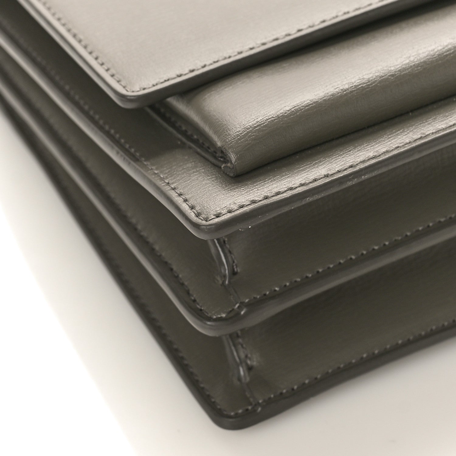 Saint Laurent Calfskin Medium Monogram Sunset Fog 7 of 8