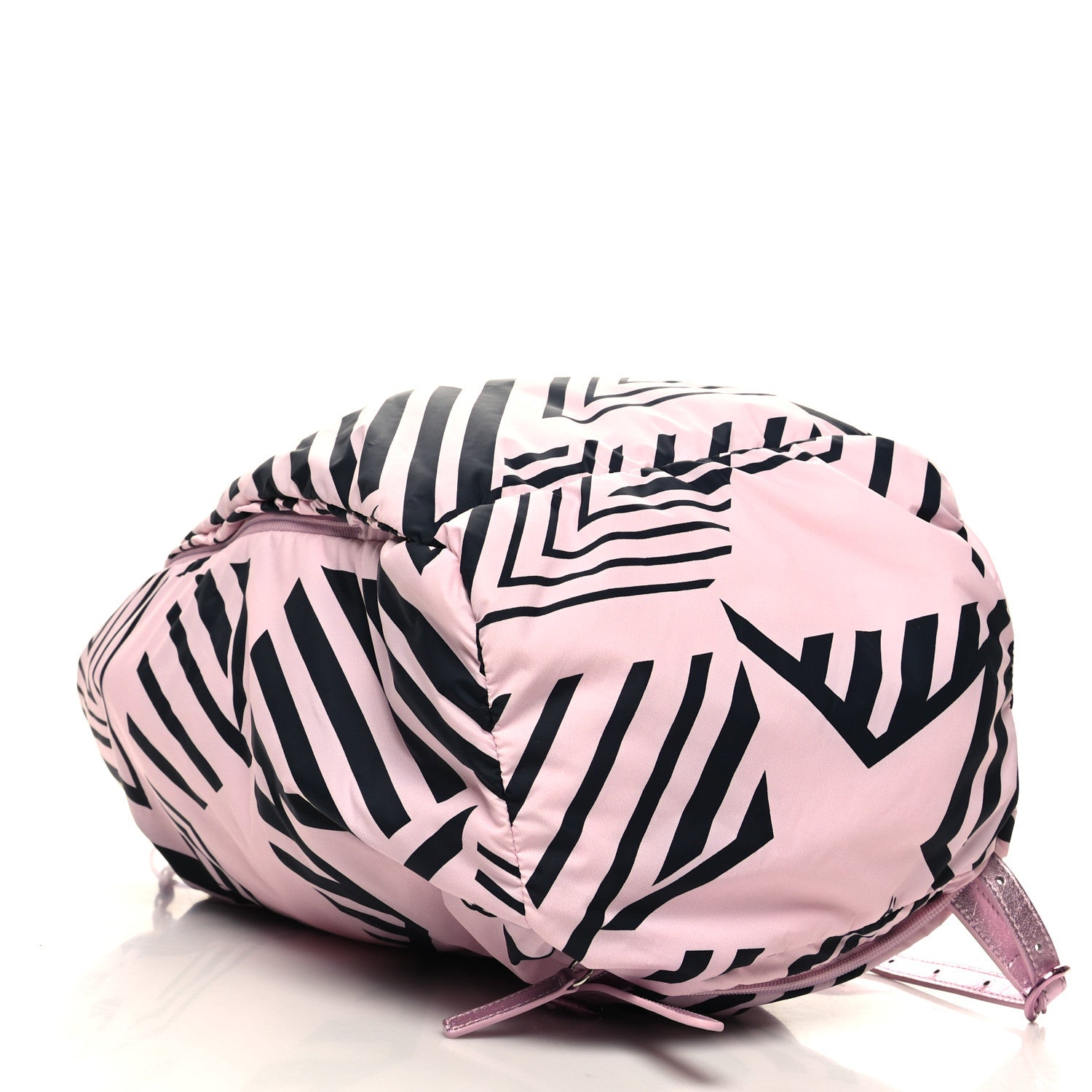 Chanel Nylon Coco Beach Backpack Pink Black 4 of 10