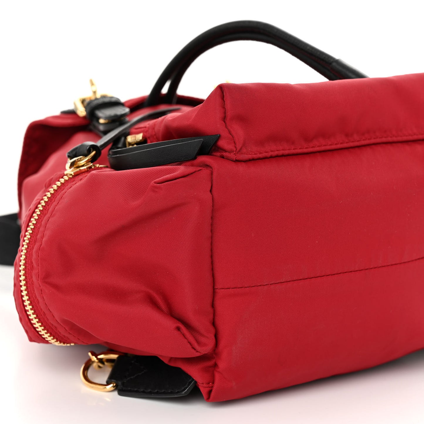 Nylon Small Rucksack Backpack Red