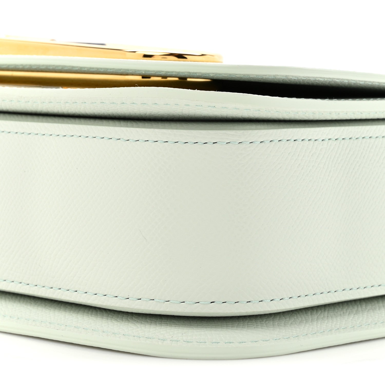 Delvaux Alpina Calfskin Small Lingot Crossbody Cloud 8 of 10