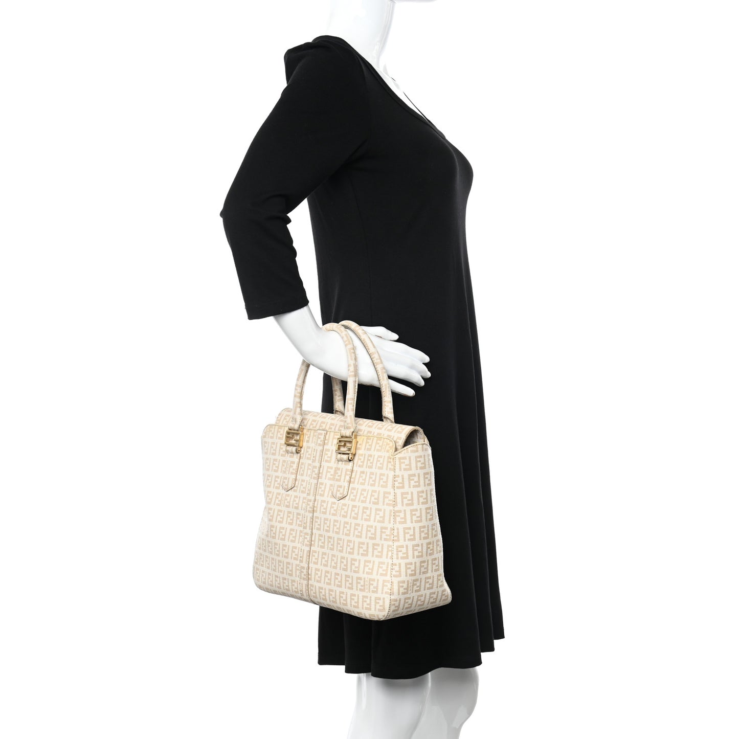 Zucchino Spalmati Forever Tote Crema Ecru