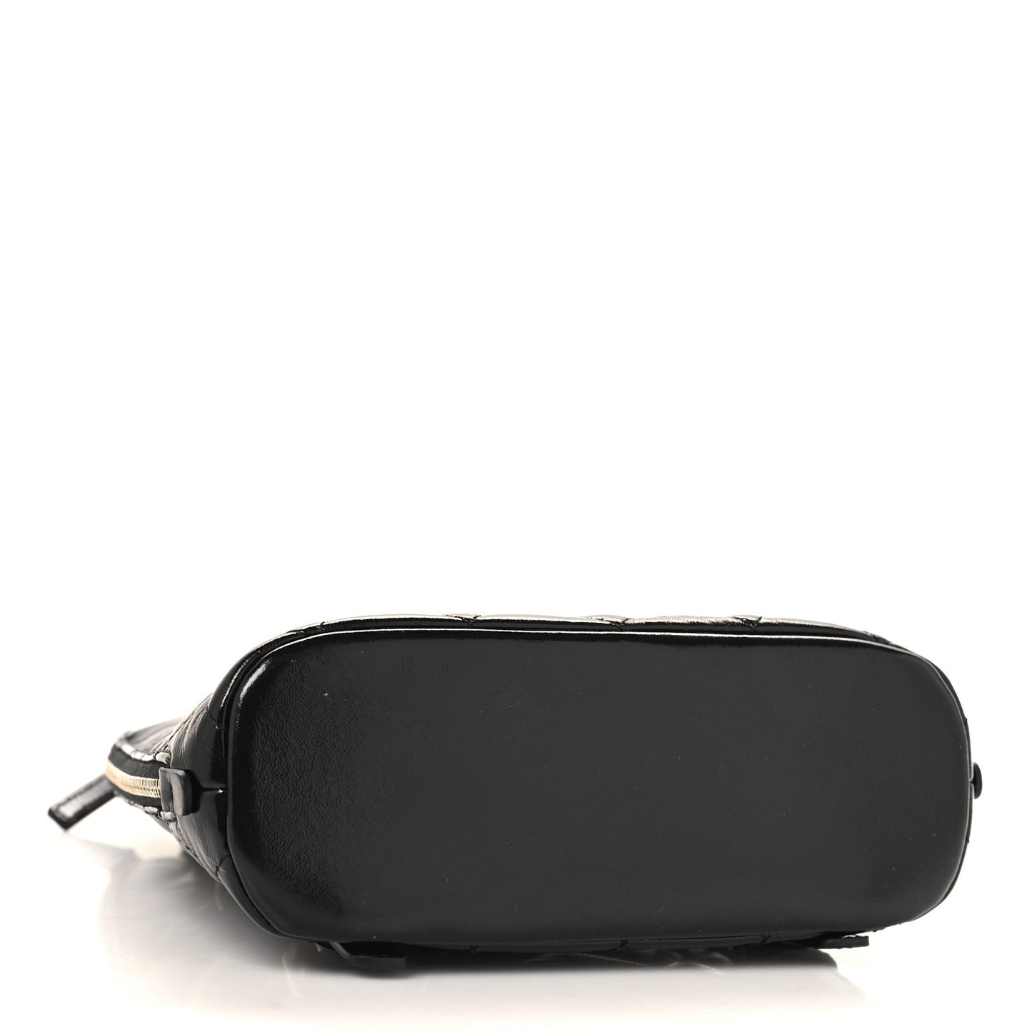 Shiny Calfskin My Pocket Backpack Black