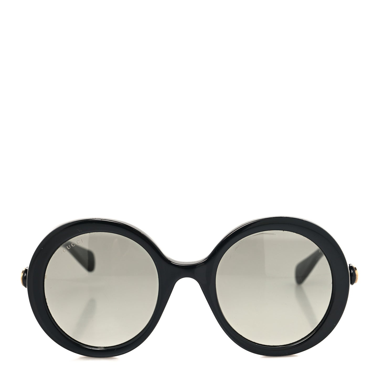 Acetate Round GG Sunglasses GG0367S Black