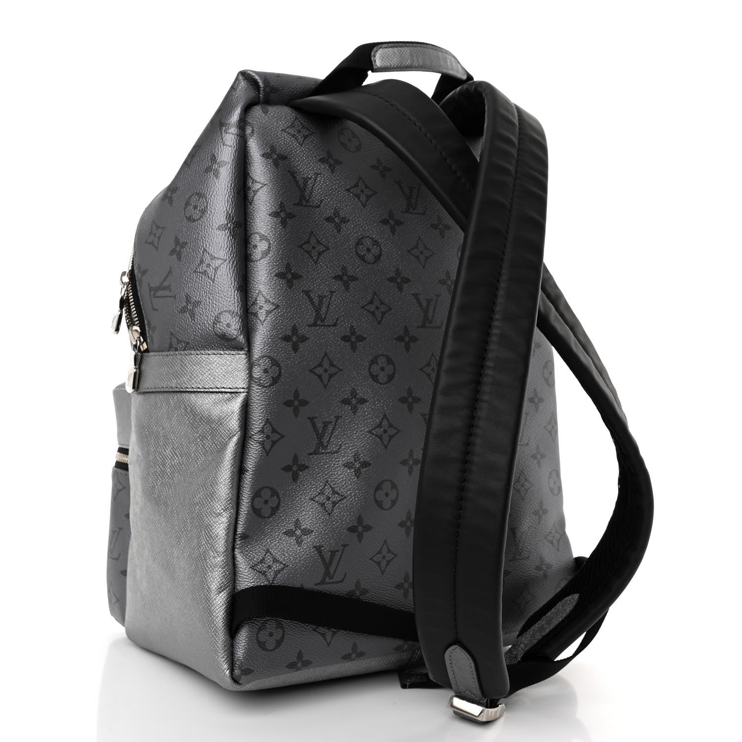 Louis Vuitton Monogram Taiga Discovery Backpack PM Silver 3 of 9