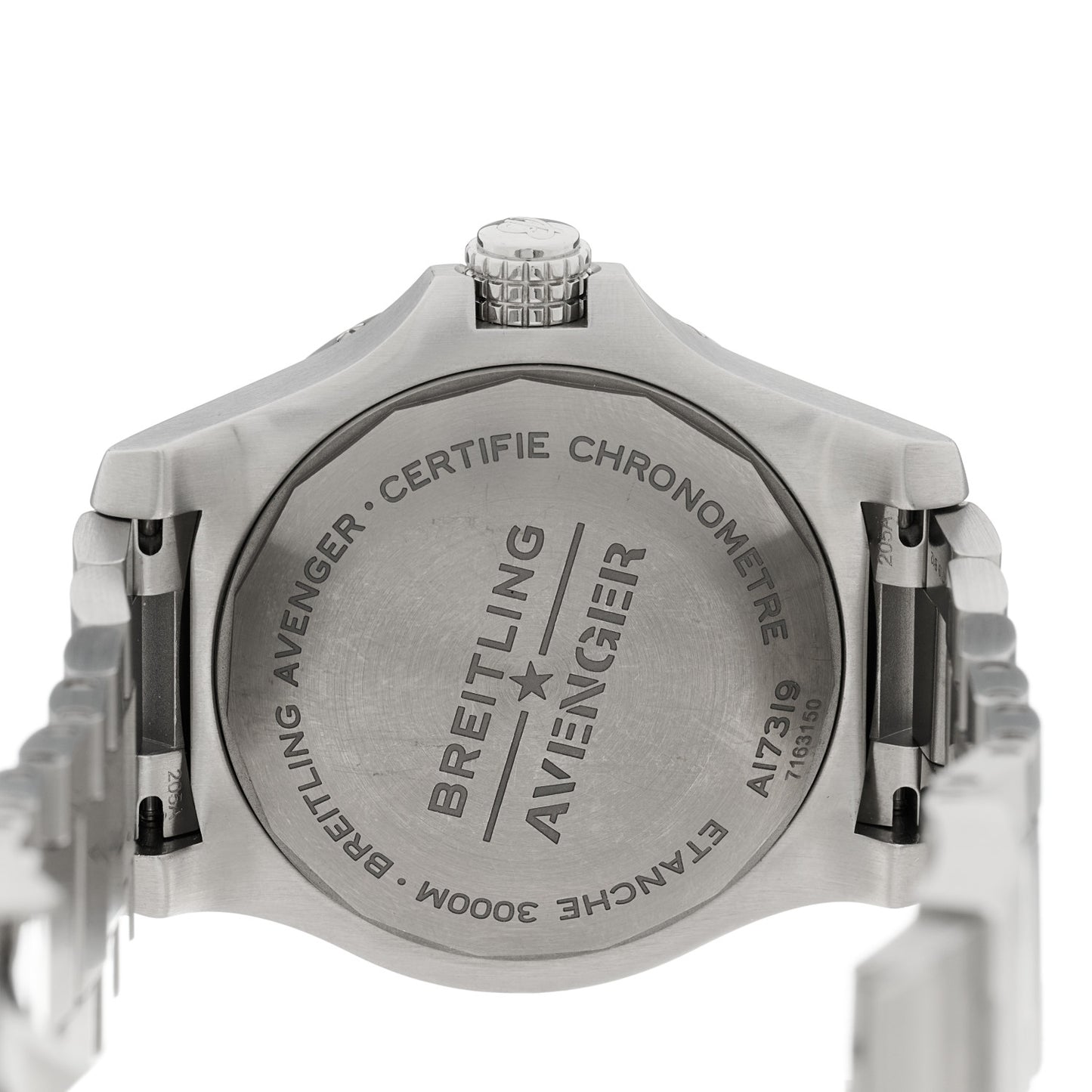 Stainless Steel 45mm Avenger II Seawolf Automatic Watch Yellow A17319