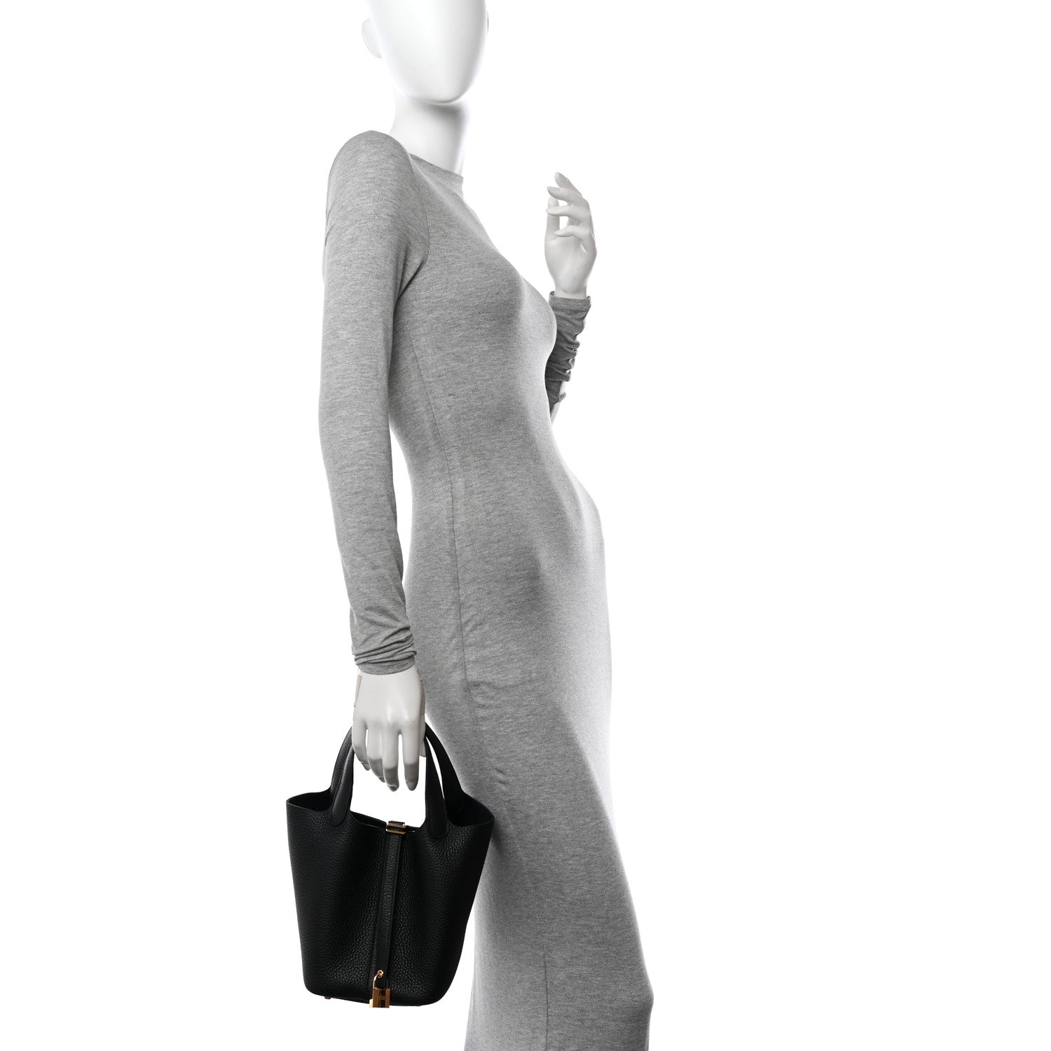 Hermes Taurillon Clemence Picotin Lock 18 PM Black 2 of 11