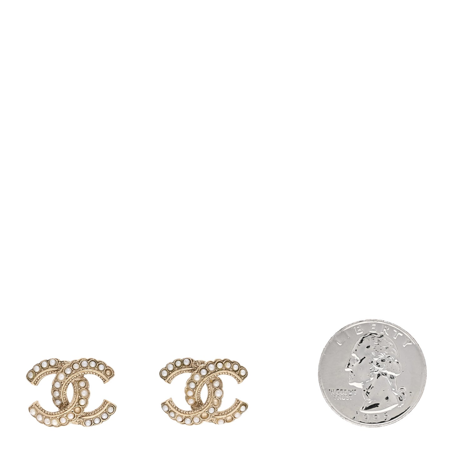 Pearl Queen of France CC Earrings Gold
