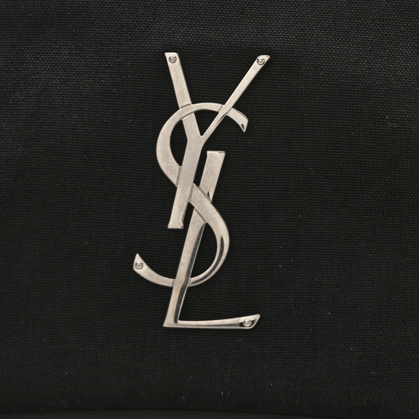 Canvas Monogram Belt Bag Black