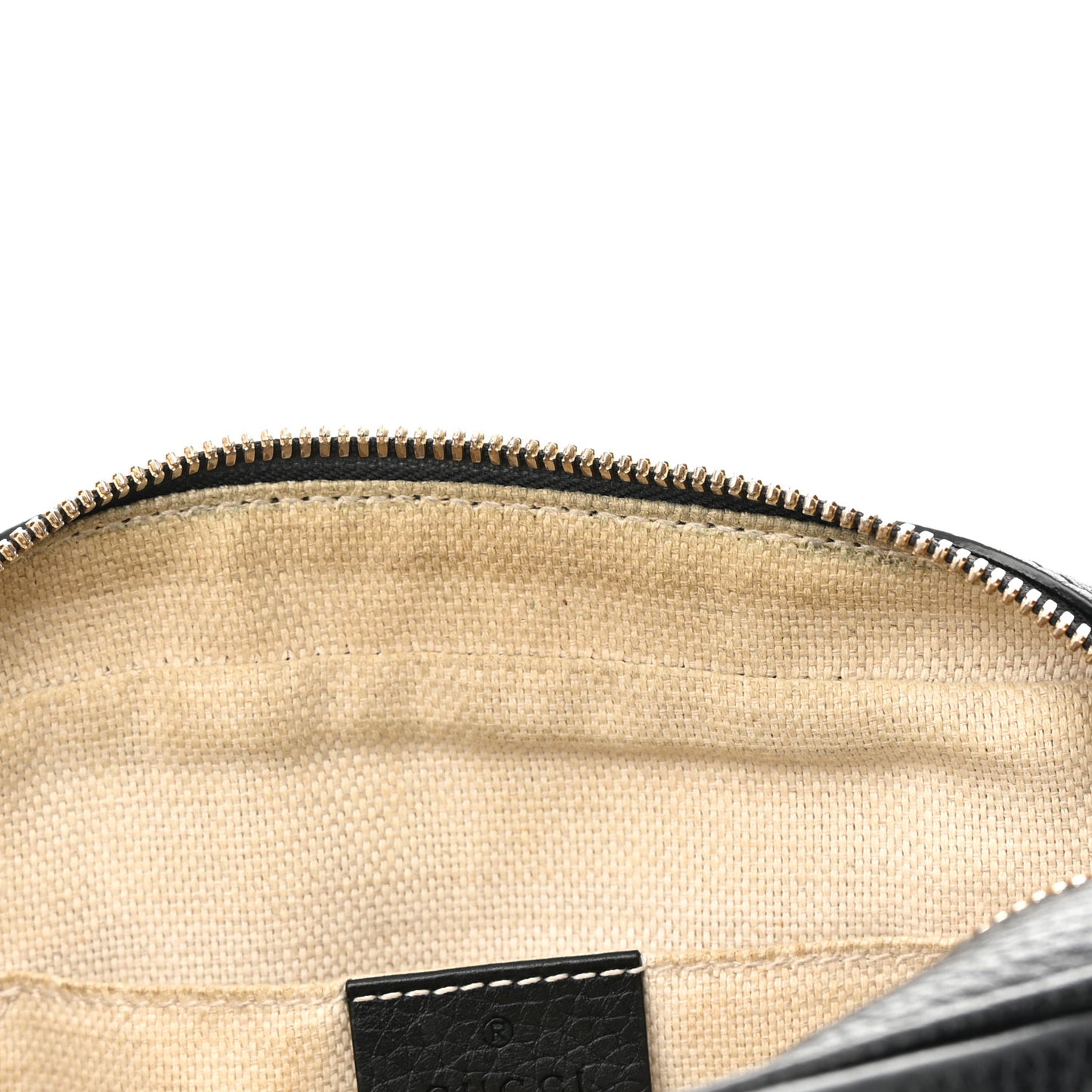 Pebbled Calfskin Small Soho Disco Bag Black