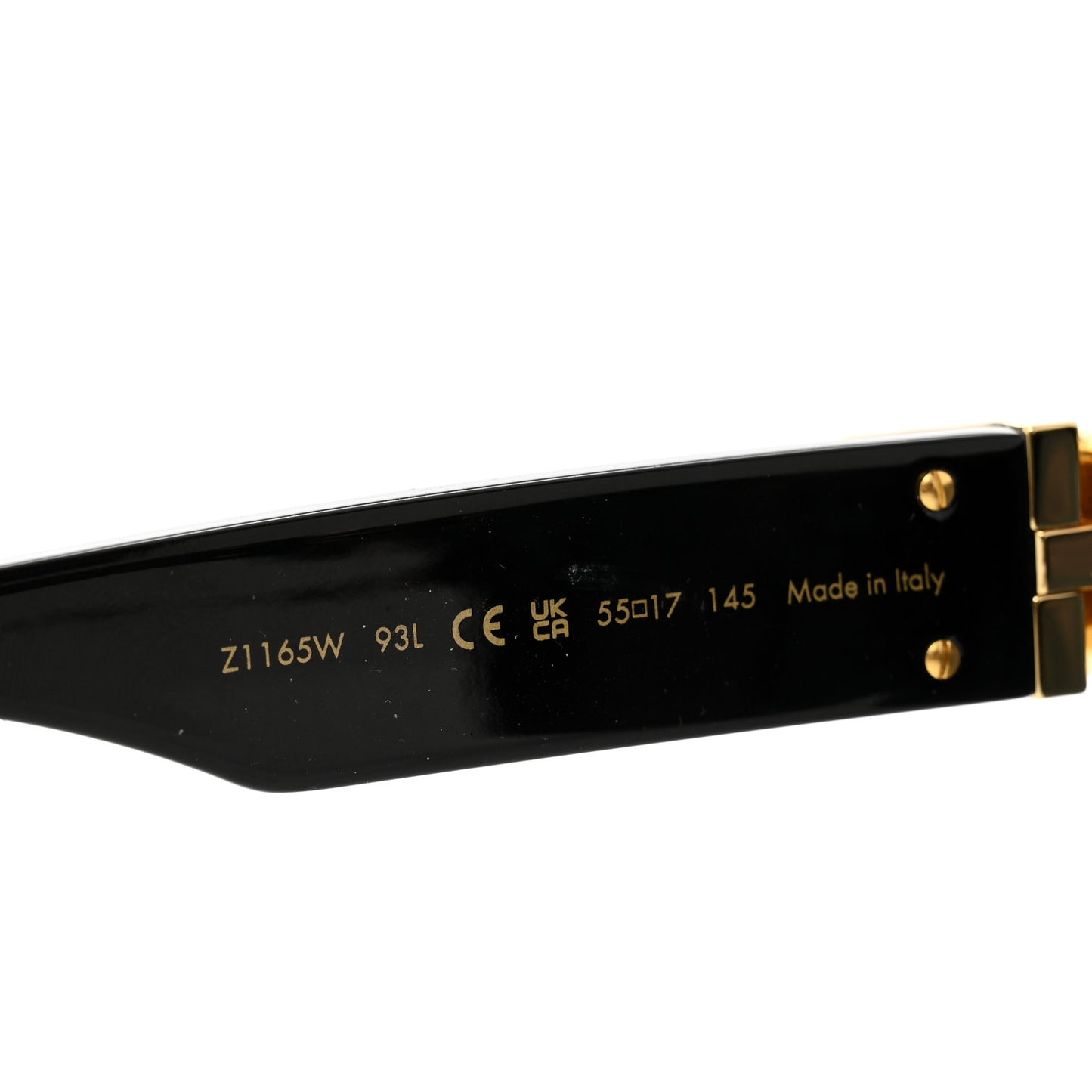 Acetate 1.1 Millionaires Sunglasses Z1165E Black