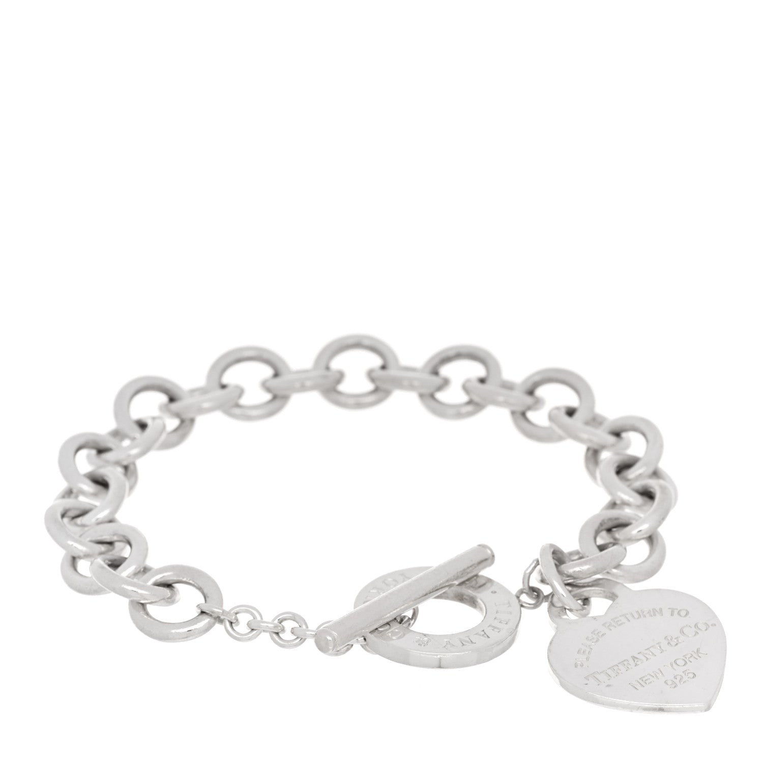 Tiffany Sterling Silver Return To Tiffany Heart Tag Toggle