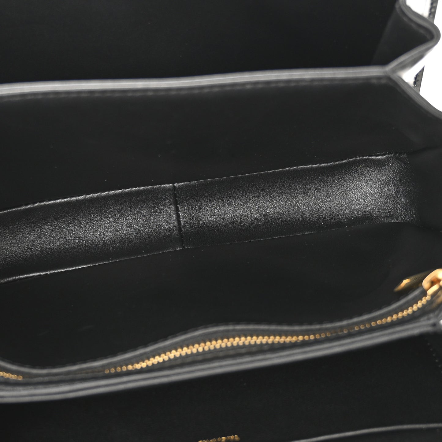 Shiny Calfskin Medium Triomphe Black