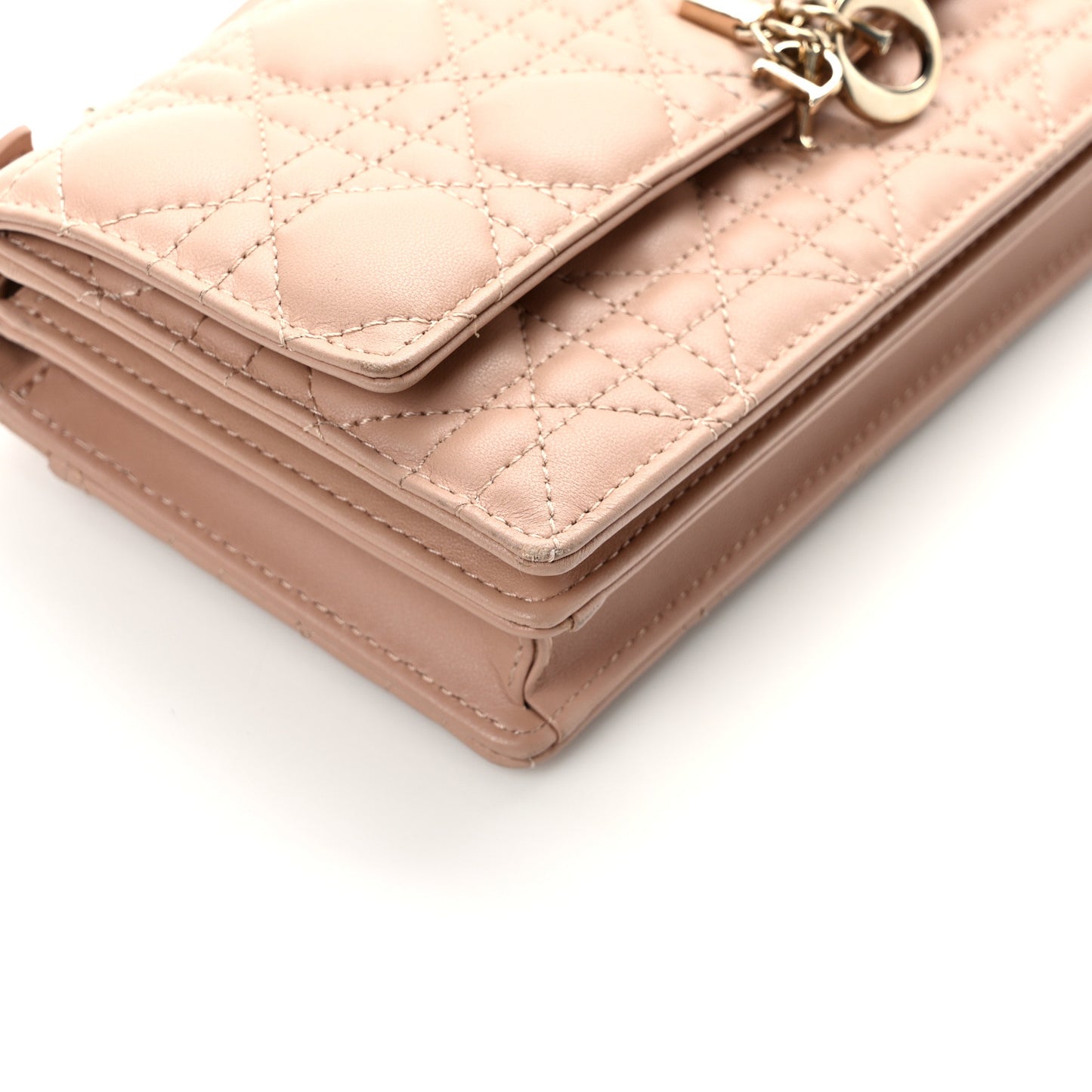 Lambskin Cannage Mini My Dior Bag Rose Des Vents