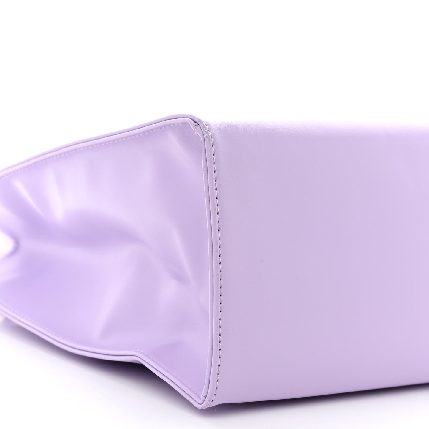 Vegan Leather Medium Shopping Bag Lavender