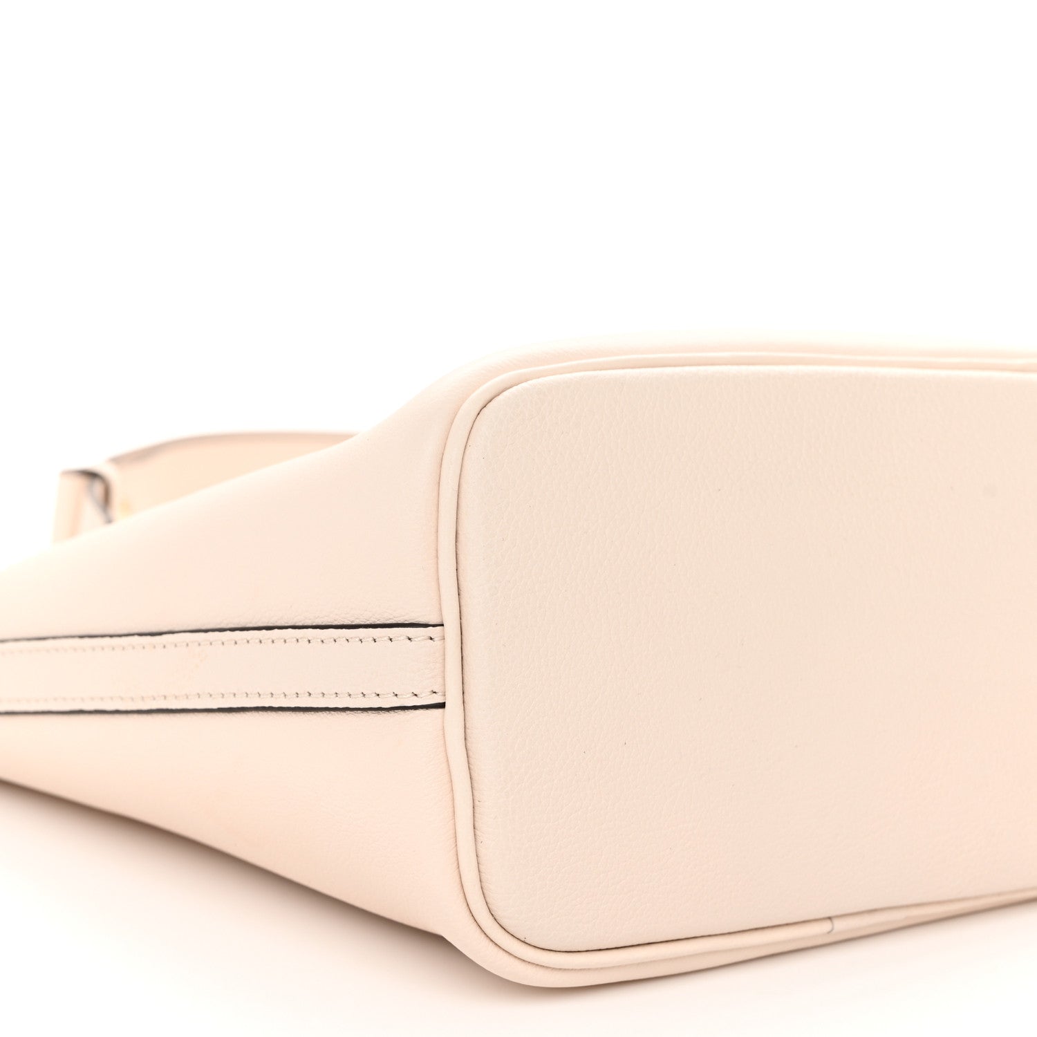 Louis Vuitton Grained Calfskin Lock and Walk Bucket Quartz 9 of 10
