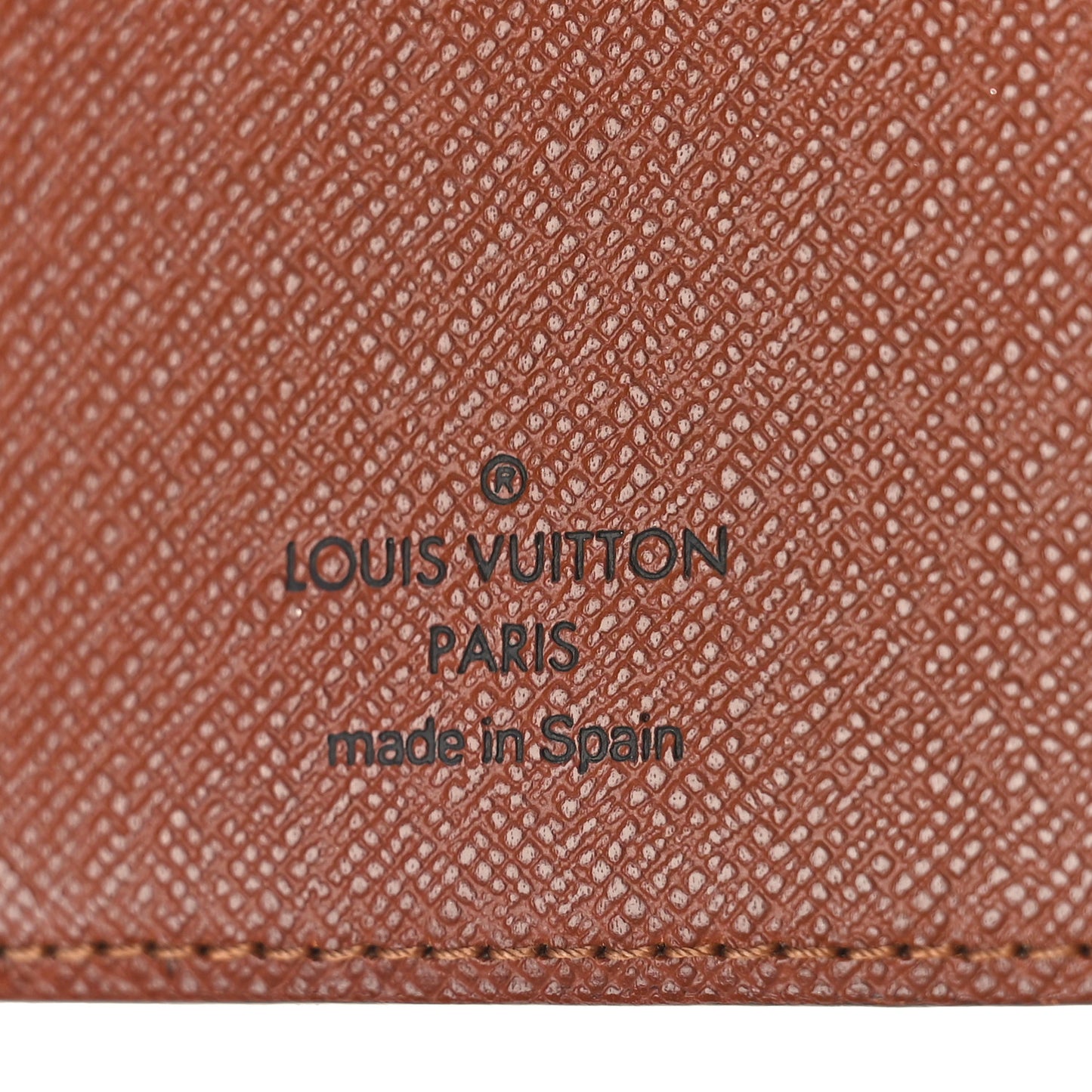 Monogram Pocket Agenda Cover