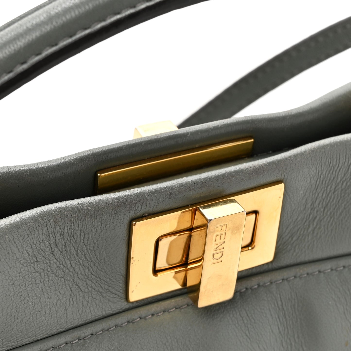 Nappa Mini Peekaboo Iconic Satchel Fumo