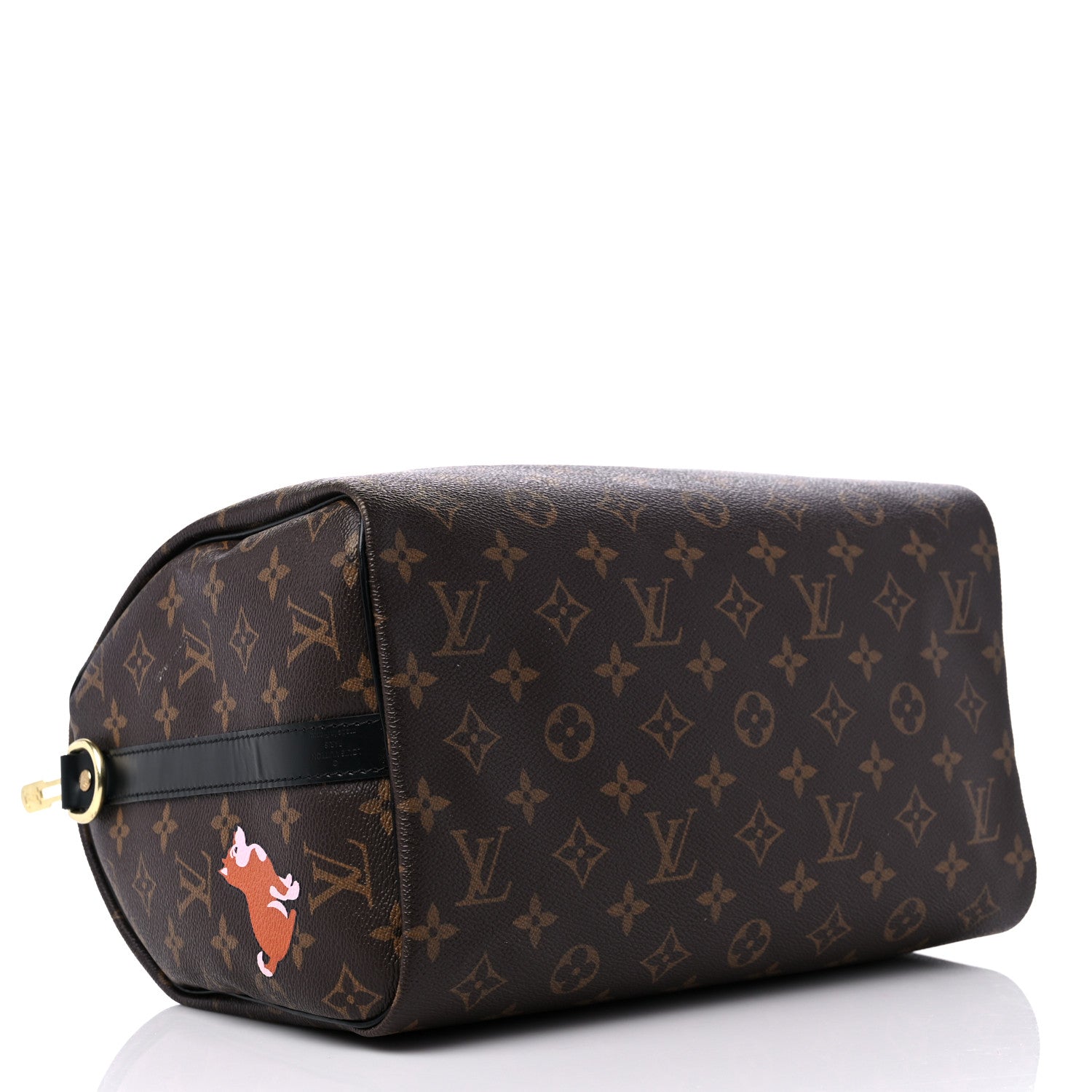 Louis Vuitton Monogram My World Tour Speedy Bandouliere 30 Black 3 of 12