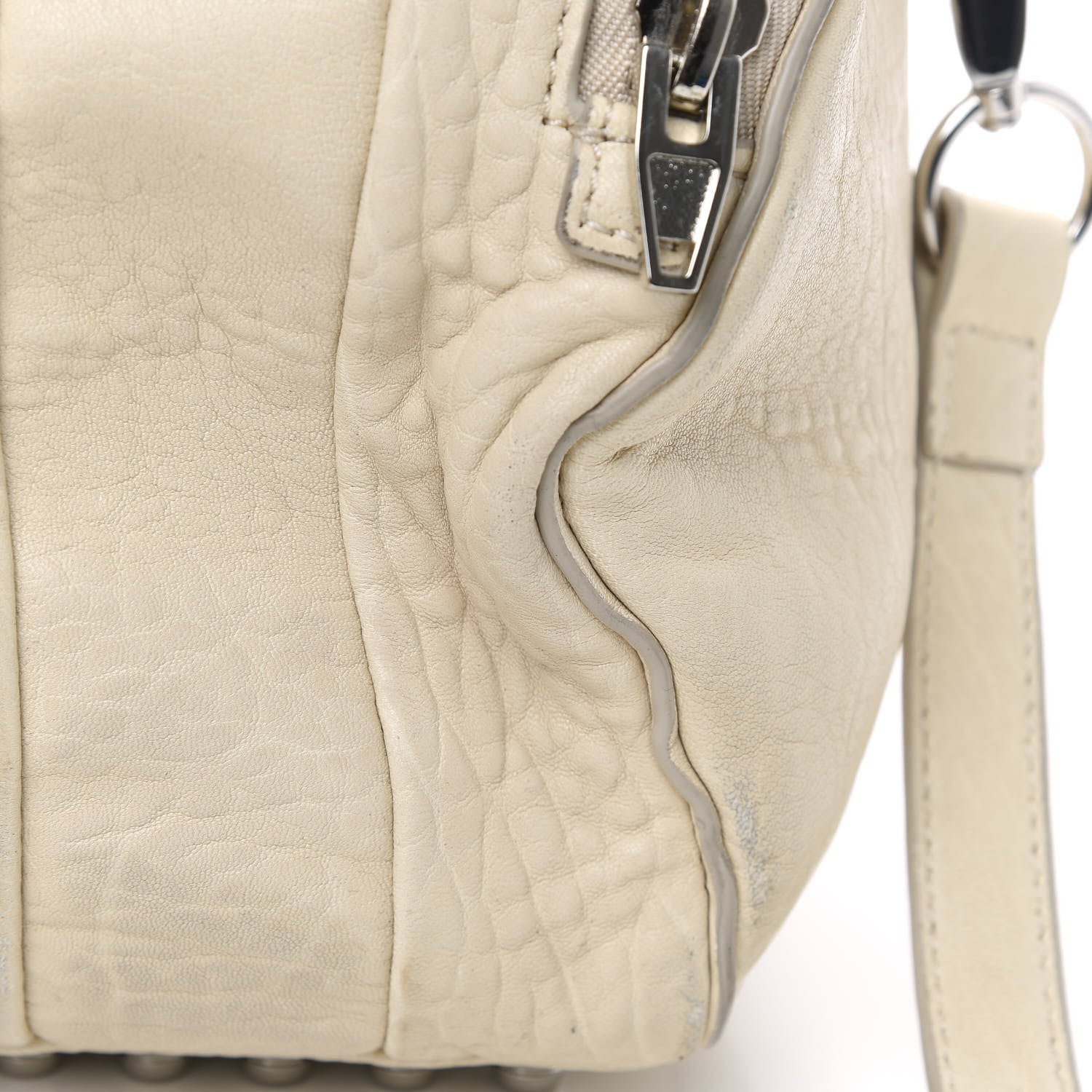 Alexander Wang Pebbled Lambskin Rockie Dune Silver Hardware 12 of 15